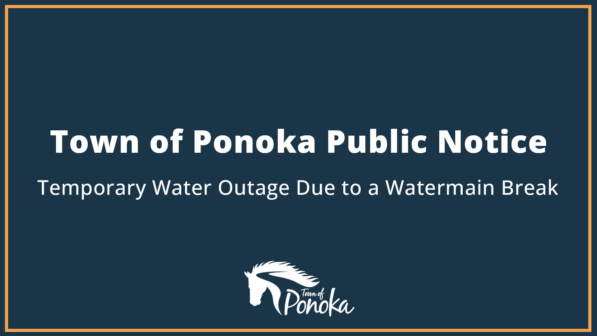 Town of Ponoka Public Notice