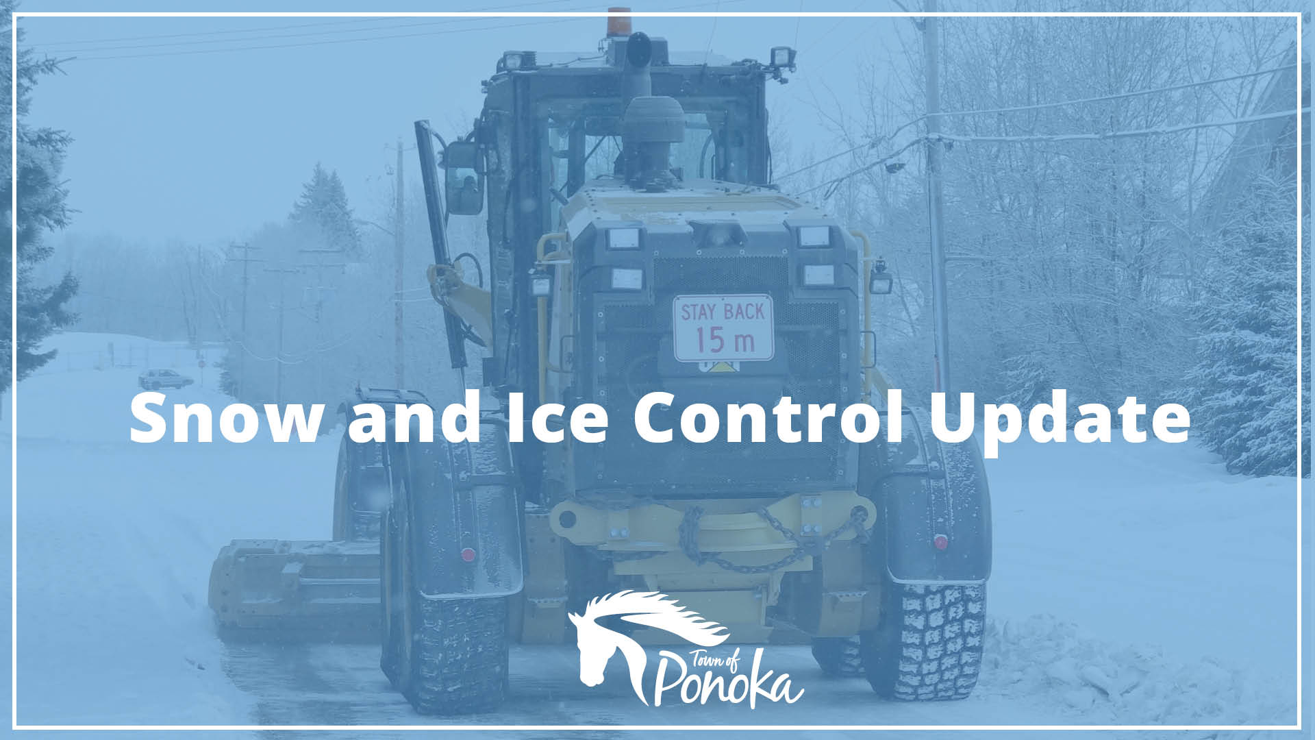Snow and Ice Control Update