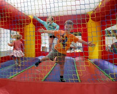 Kids in the Bouncy Castle
